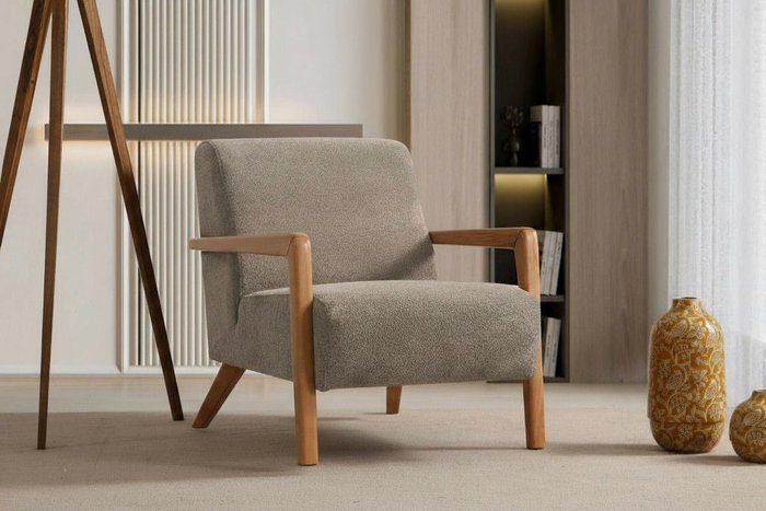Atelier Del Sofa Lyke - Sillón de orejas Marrón Atelier Del Sofa Lyke - Sillón de orejas Marrón